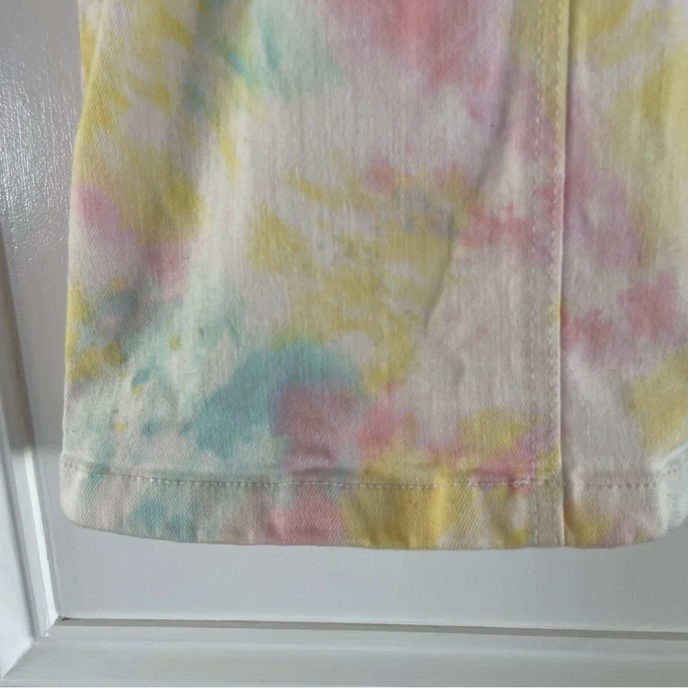 Old Navy girls Tie Dye shift skirt overall dress pastel colors toddler 5T